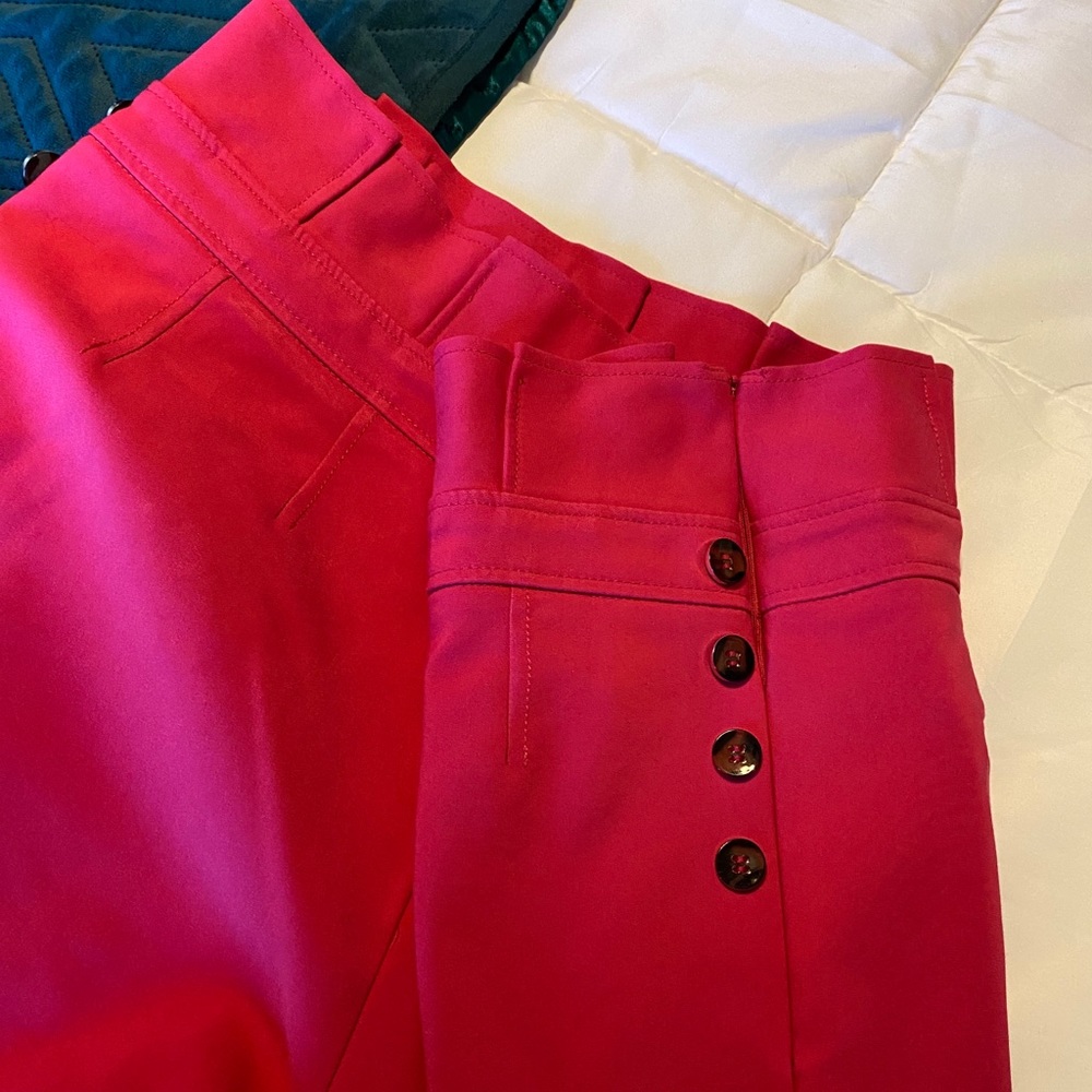 Women’s Pink high waist wide leg pants